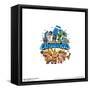 Gallery Pops Minecraft: Legends - Logo Badge Wall Art-Trends International-Framed Stretched Canvas