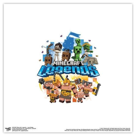 Gallery Pops Minecraft: Legends - Logo Badge Wall Art - Trends ...