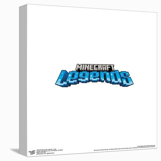 Gallery Pops Minecraft: Legends - Logo Wall Art-Trends International-Stretched Canvas