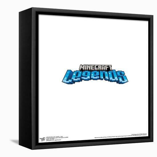 Gallery Pops Minecraft: Legends - Logo Wall Art-Trends International-Framed Stretched Canvas