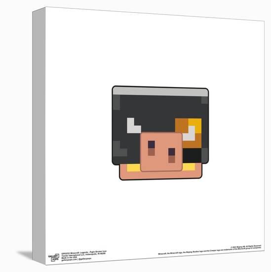 Gallery Pops Minecraft: Legends - Piglin Bruiser Icon Wall Art-Trends International-Stretched Canvas