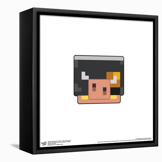 Gallery Pops Minecraft: Legends - Piglin Bruiser Icon Wall Art-Trends International-Framed Stretched Canvas