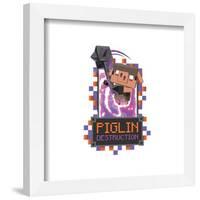 Gallery Pops Minecraft: Legends - Piglin Destruction Wall Art-Trends International-Framed Gallery Pops
