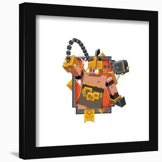 Gallery Pops Minecraft: Legends - Piglin Portal Guard Badge Wall Art-Trends International-Framed Gallery Pops