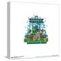 Gallery Pops Minecraft: Legends - Raise Your Banner Wall Art-Trends International-Stretched Canvas