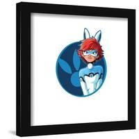 Gallery Pops Miraculous: Tales of Ladybug & Cat Noir - Bunnix Badge Wall Art-Trends International-Framed Gallery Pops