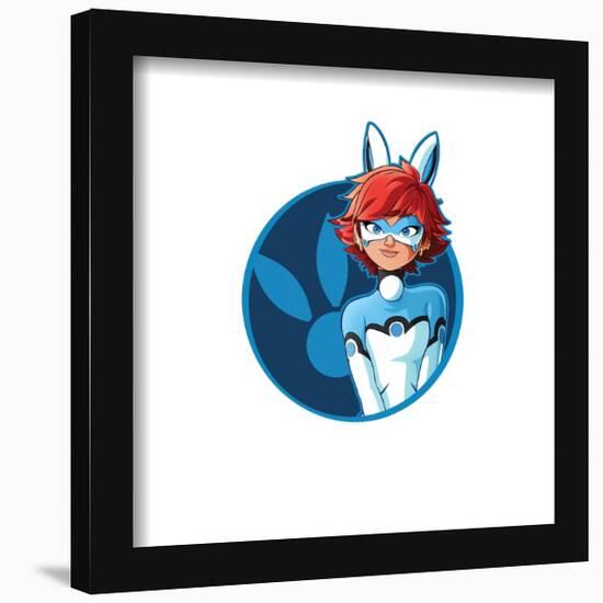 Gallery Pops Miraculous: Tales of Ladybug & Cat Noir - Bunnix Badge Wall Art-Trends International-Framed Gallery Pops