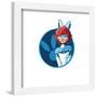 Gallery Pops Miraculous: Tales of Ladybug & Cat Noir - Bunnix Badge Wall Art-Trends International-Framed Gallery Pops