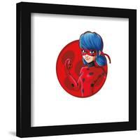 Gallery Pops Miraculous: Tales of Ladybug & Cat Noir - Ladybug Badge Wall Art-Trends International-Framed Gallery Pops