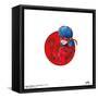 Gallery Pops Miraculous: Tales of Ladybug & Cat Noir - Ladybug Badge Wall Art-Trends International-Framed Stretched Canvas