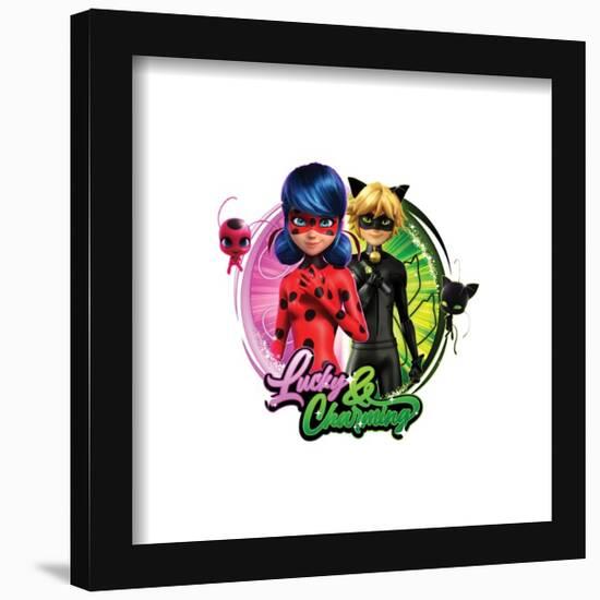 Gallery Pops Miraculous: Tales of Ladybug & Cat Noir - Lucky & Charming Wall Art-Trends International-Framed Gallery Pops