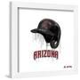 Gallery Pops MLB Arizona Diamondbacks - Drip Helmet Wall Art-Trends International-Framed Gallery Pops