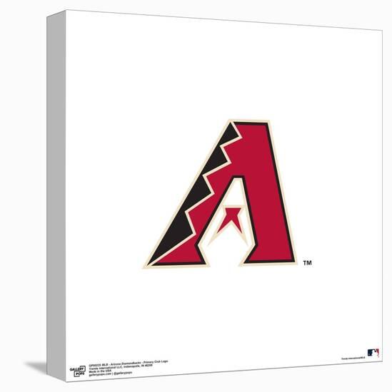 Gallery Pops MLB Arizona Diamondbacks - Primary Club Logo Wall Art-Trends International-Stretched Canvas