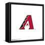 Gallery Pops MLB Arizona Diamondbacks - Primary Club Logo Wall Art-Trends International-Framed Stretched Canvas