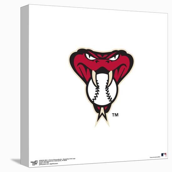 Gallery Pops MLB Arizona Diamondbacks - Secondary Club Logo Wall Art-Trends International-Stretched Canvas