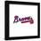 Gallery Pops MLB Atlanta Braves - Primary Club Logo Wall Art-Trends International-Framed Gallery Pops