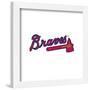 Gallery Pops MLB Atlanta Braves - Primary Club Logo Wall Art-Trends International-Framed Gallery Pops