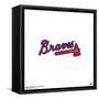 Gallery Pops MLB Atlanta Braves - Primary Club Logo Wall Art-Trends International-Framed Stretched Canvas