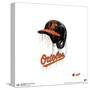 Gallery Pops MLB Baltimore Orioles - Drip Helmet Wall Art-Trends International-Stretched Canvas