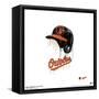 Gallery Pops MLB Baltimore Orioles - Drip Helmet Wall Art-Trends International-Framed Stretched Canvas