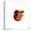Gallery Pops MLB Baltimore Orioles - Primary Club Logo Wall Art-Trends International-Stretched Canvas