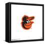 Gallery Pops MLB Baltimore Orioles - Primary Club Logo Wall Art-Trends International-Framed Stretched Canvas