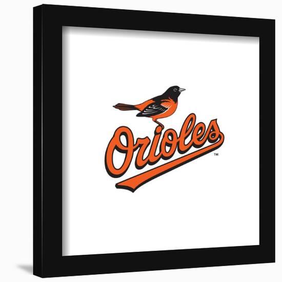 Gallery Pops MLB Baltimore Orioles - Secondary Club Logo Wall Art-Trends International-Framed Gallery Pops