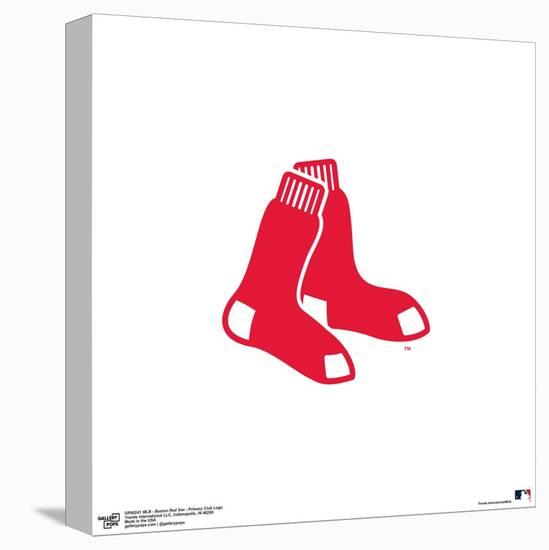 Gallery Pops MLB Boston Red Sox - Primary Club Logo Wall Art-Trends International-Stretched Canvas