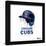 Gallery Pops MLB Chicago Cubs - Drip Helmet Wall Art-Trends International-Framed Gallery Pops