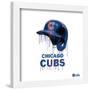 Gallery Pops MLB Chicago Cubs - Drip Helmet Wall Art-Trends International-Framed Gallery Pops