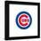 Gallery Pops MLB Chicago Cubs - Primary Club Logo Wall Art-Trends International-Framed Gallery Pops