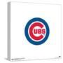 Gallery Pops MLB Chicago Cubs - Primary Club Logo Wall Art-Trends International-Stretched Canvas