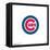 Gallery Pops MLB Chicago Cubs - Primary Club Logo Wall Art-Trends International-Framed Stretched Canvas