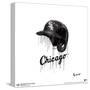 Gallery Pops MLB Chicago White Sox - Drip Helmet Wall Art-Trends International-Stretched Canvas