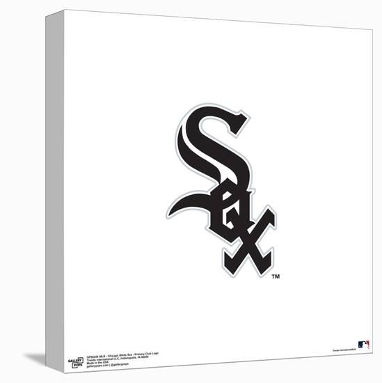 Gallery Pops MLB Chicago White Sox - Primary Club Logo Wall Art-Trends International-Stretched Canvas