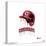 Gallery Pops MLB Cincinnati Reds - Drip Helmet Wall Art-Trends International-Stretched Canvas