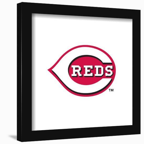 Gallery Pops MLB Cincinnati Reds - Primary Club Logo Wall Art-Trends International-Framed Gallery Pops