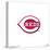 Gallery Pops MLB Cincinnati Reds - Primary Club Logo Wall Art-Trends International-Stretched Canvas