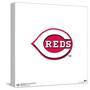 Gallery Pops MLB Cincinnati Reds - Primary Club Logo Wall Art-Trends International-Stretched Canvas