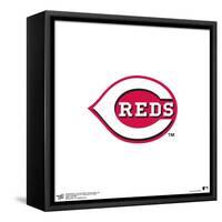Gallery Pops MLB Cincinnati Reds - Primary Club Logo Wall Art-Trends International-Framed Stretched Canvas