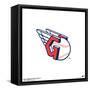 Gallery Pops MLB Cleveland Guardians - Primary Club Logo Wall Art-Trends International-Framed Stretched Canvas