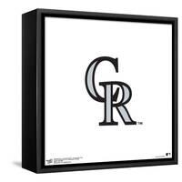 Gallery Pops MLB Colorado Rockies - Primary Club Logo Wall Art-Trends International-Framed Stretched Canvas