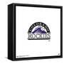 Gallery Pops MLB Colorado Rockies - Secondary Club Logo Wall Art-Trends International-Framed Stretched Canvas