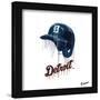 Gallery Pops MLB Detroit Tigers - Drip Helmet Wall Art-Trends International-Framed Gallery Pops
