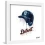 Gallery Pops MLB Detroit Tigers - Drip Helmet Wall Art-Trends International-Framed Gallery Pops