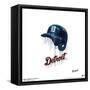 Gallery Pops MLB Detroit Tigers - Drip Helmet Wall Art-Trends International-Framed Stretched Canvas