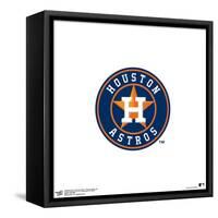 Gallery Pops MLB Houston Astros - Primary Club Logo Wall Art-Trends International-Framed Stretched Canvas