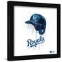 Gallery Pops MLB Kansas City Royals - Drip Helmet Wall Art-Trends International-Framed Gallery Pops