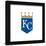 Gallery Pops MLB Kansas City Royals - Primary Club Logo Wall Art-Trends International-Framed Gallery Pops