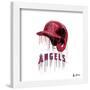 Gallery Pops MLB Los Angeles Angels - Drip Helmet Wall Art-Trends International-Framed Gallery Pops